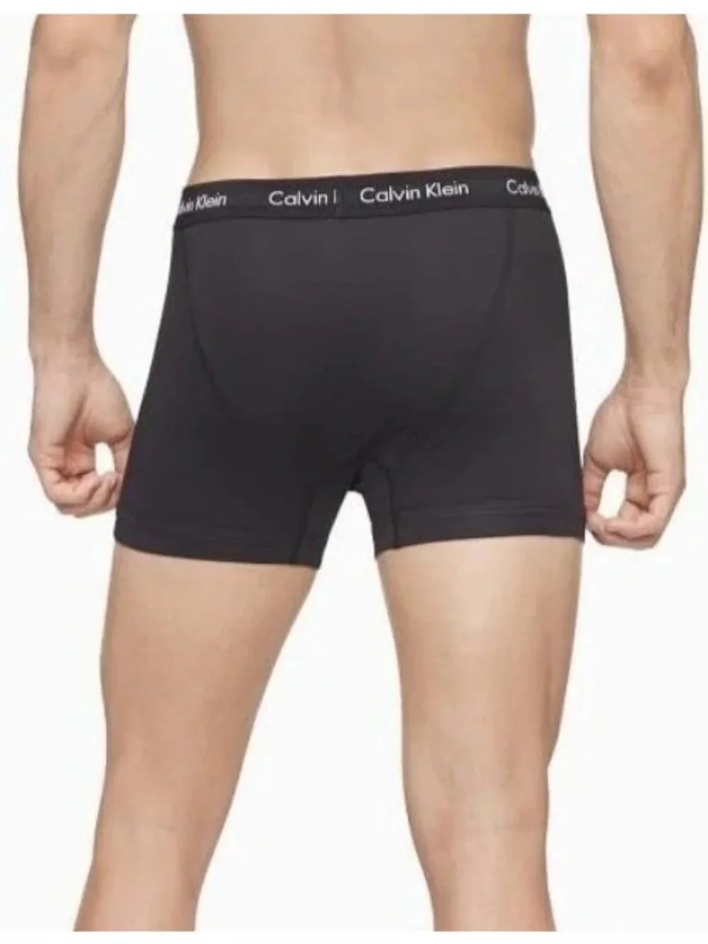 NWT Calvin Klein Men's M Blue/Green/Navy Microfiber Boxer Briefs 3-Pack